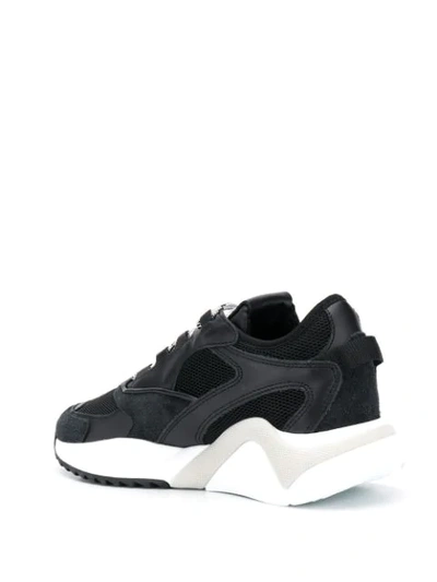 Shop Philippe Model Paris Eze L Low-top Sneakers In Black