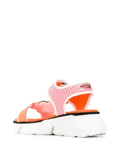 Shop Greymer Touch-strap Platform Sandals In Pink