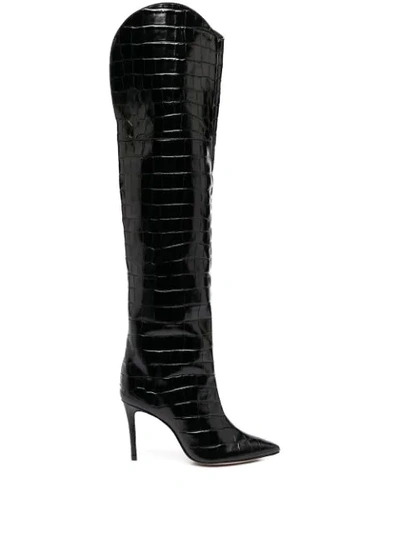 Shop Schutz Maryana Over-the-knee Boots In Black