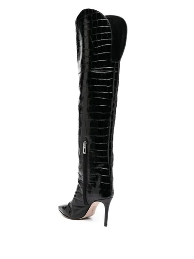 Shop Schutz Maryana Over-the-knee Boots In Black