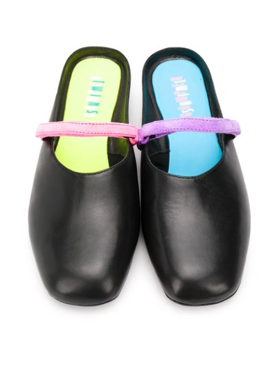 Shop Camper Twins Slip-on Shoes In Black