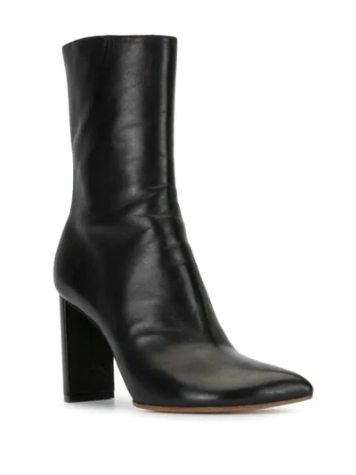 Shop Y/project Pointed Toe Ankle Boots In Black