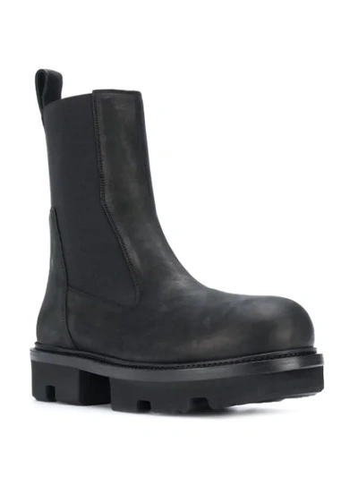 Shop Rick Owens Chunky Ankle Boots In Black