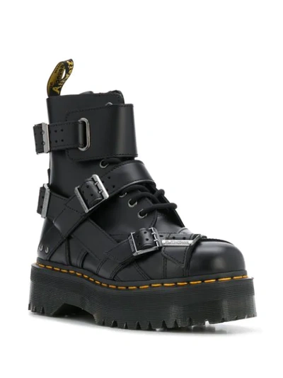Shop Dr. Martens' Jadon Strap 40mm Boots In Black