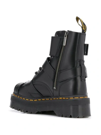 Shop Dr. Martens Jadon Strap 40mm Boots In Black