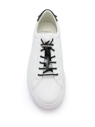 Shop Givenchy Urban Knots Low-top Sneakers In White