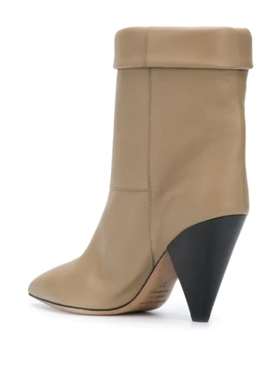 Shop Isabel Marant Luido Boots In Neutrals
