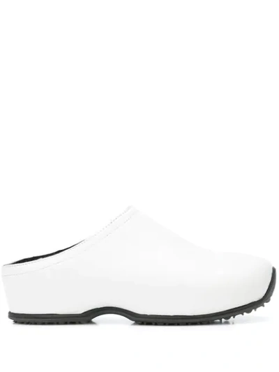 Shop Rosetta Getty Flat Slip-on Clogs In White