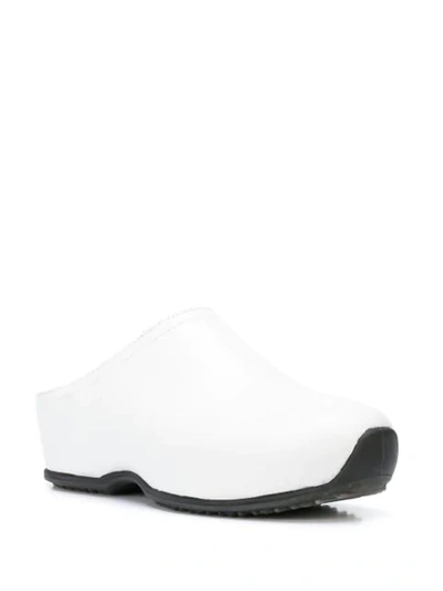 Rosetta Getty Flat Slip-on Clogs In White