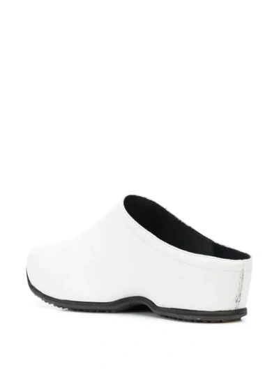Rosetta Getty Flat Slip-on Clogs In White