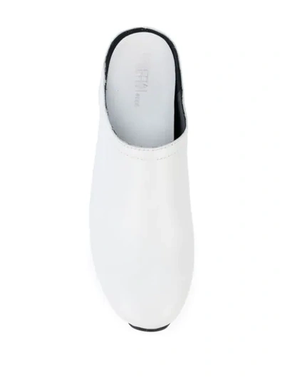 Rosetta Getty Flat Slip-on Clogs In White