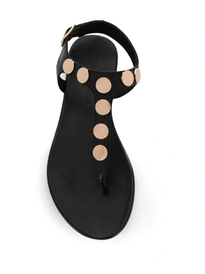 Shop Kurt Geiger Maddie Studded Sandals In Black