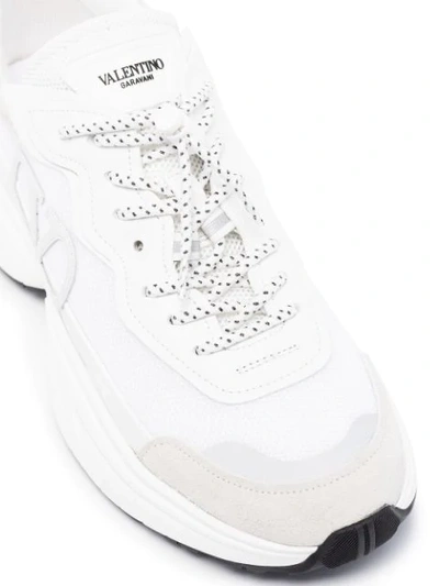 Shop Valentino Shegoes Low-top Sneakers In White