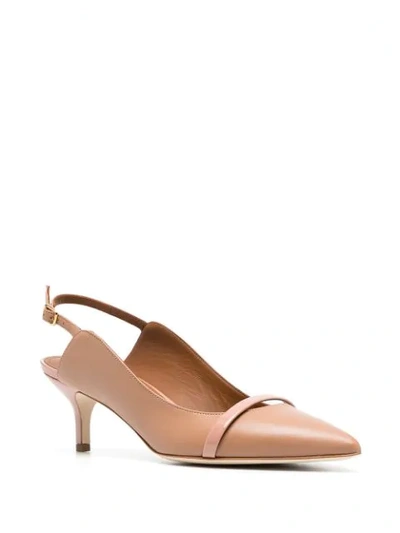 Shop Malone Souliers Marion Leather Pumps In Neutrals