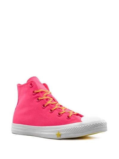 Shop Converse Chuck Taylor All Star Glow Up Sneakers In Pink