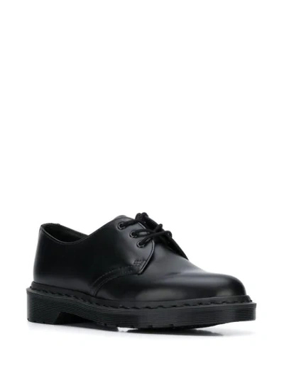 Shop Dr. Martens Lace-up Low Heel Shoes In Black