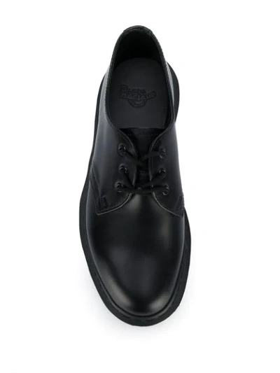 Shop Dr. Martens Lace-up Low Heel Shoes In Black