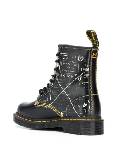 Shop Dr. Martens' 1460 Basquiat 35mm Ankle Boots In Black