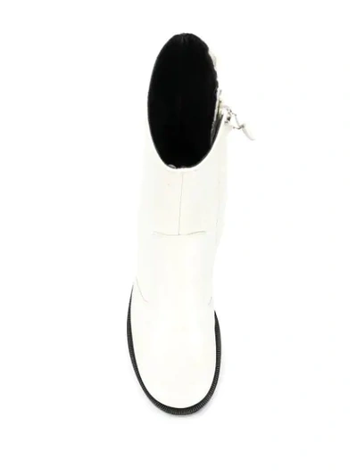 Shop Simon Miller Platform Ankle Boots In White