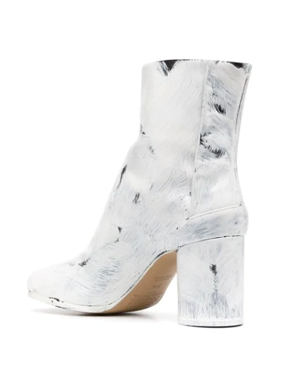 Shop Maison Margiela Tabi Boots In White