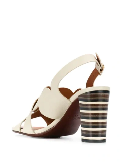 Shop Chie Mihara Balbina 75mm Sandals In White
