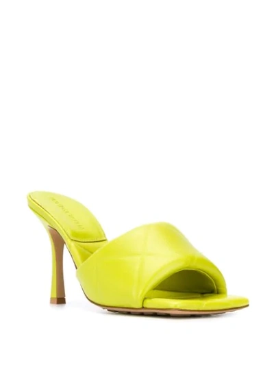 Shop Bottega Veneta Bv Rubber Lido Sandals In Green