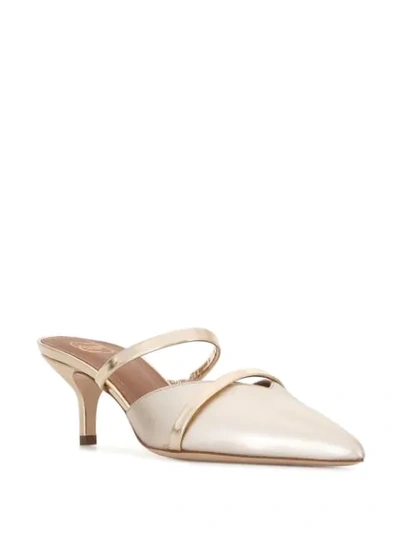 Shop Malone Souliers Frankie 45mm Mules In Gold
