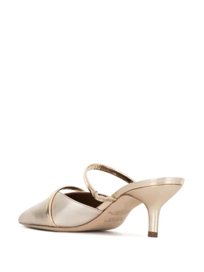 Shop Malone Souliers Frankie 45mm Mules In Gold