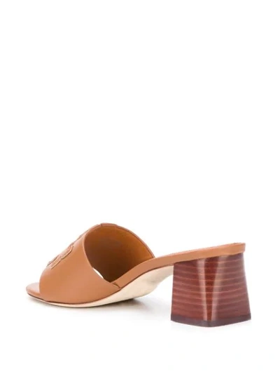 Shop Tory Burch Ines Slide Sandals In Brown