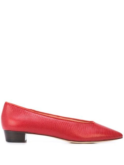 Shop Loeffler Randall Simone Ballerina Shoes In Red