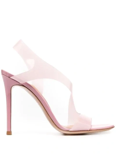 Shop Gianvito Rossi Metropolis Open-toe Sandals In Pink