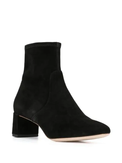 Shop Loeffler Randall Cynthia Mid-heel Ankle Boots In Black