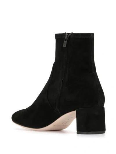 Shop Loeffler Randall Cynthia Mid-heel Ankle Boots In Black