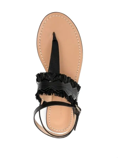 Shop Tila March Portofino Sandals In Black