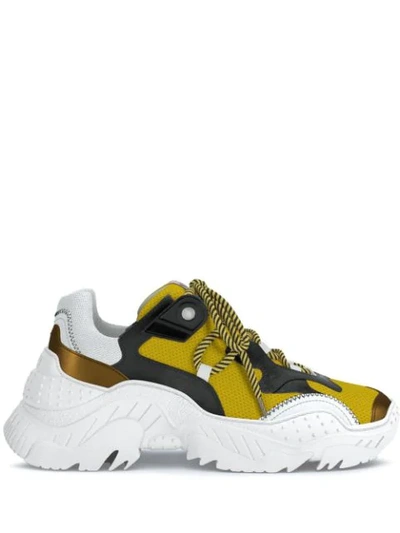 Shop N°21 Customisable Billy Sneaker In Yellow