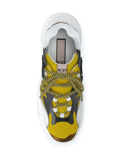 Shop N°21 Customisable Billy Sneaker In Yellow