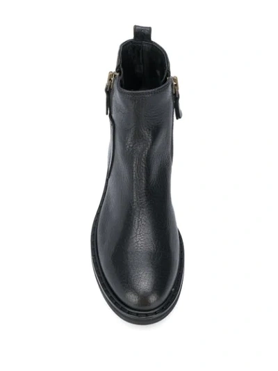 Shop Agl Attilio Giusti Leombruni Button Over Ankle Boots In Black