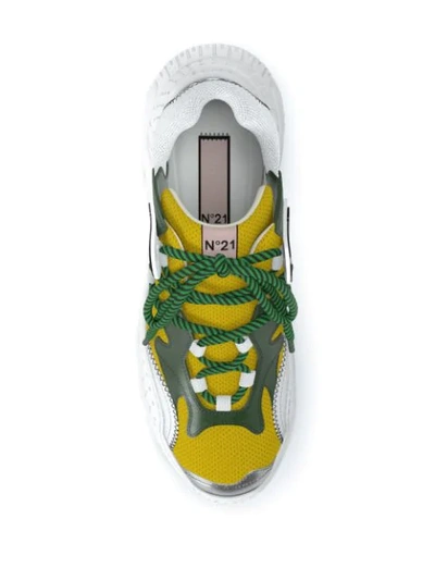 Shop N°21 Customisable Billy Sneaker In Yellow