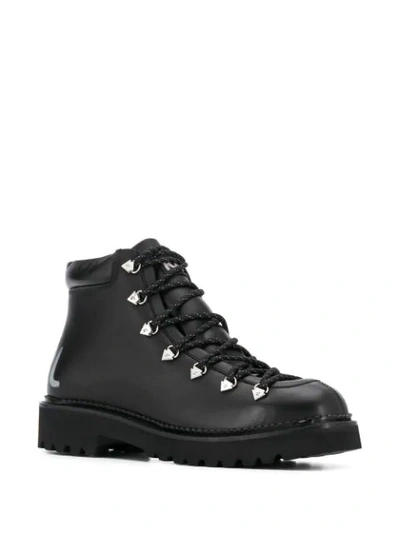 Karl Lagerfeld Kombat Ii Ankle Boots In Black