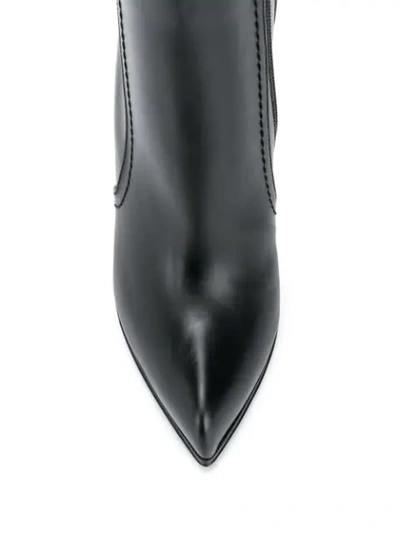 Shop Alexander Mcqueen 120mm Ankle Boots In Black