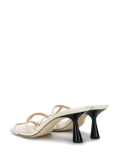 Shop Jimmy Choo Ria 65mm Sandals In Neutrals