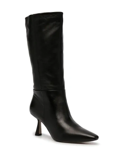 Shop Sam Edelman Samira Pointed Boots In Black