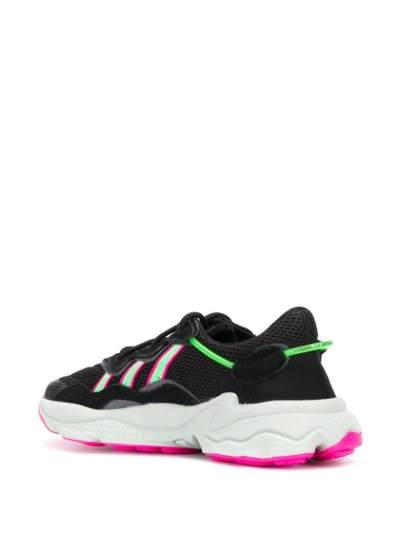 Shop Adidas Originals Ozweego Sneakers In Black