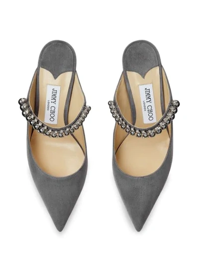 Shop Jimmy Choo Bing 65mm Pumps In Grey