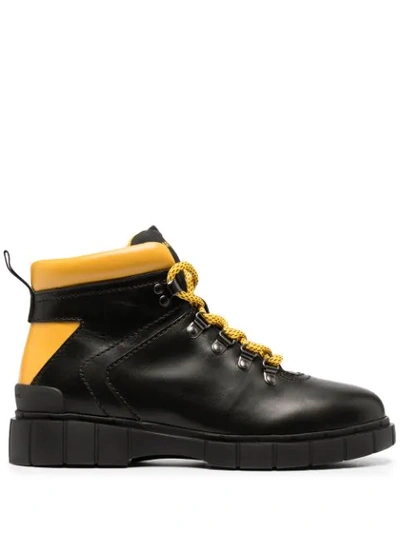 Shop Car Shoe Colour-block Ankle Boots In Black