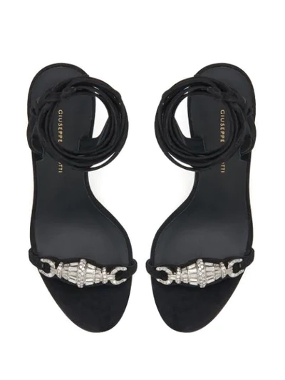 Shop Giuseppe Zanotti Thais 105mm Sandals In Black