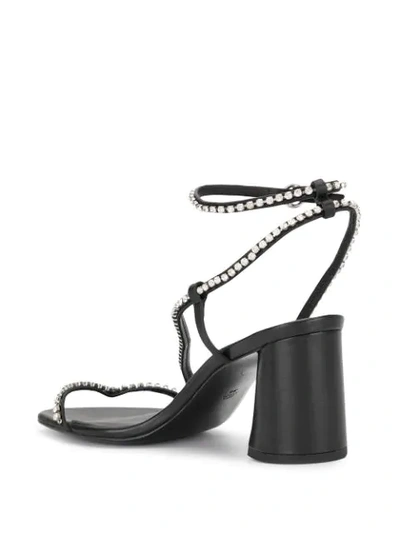 Shop 3.1 Phillip Lim / フィリップ リム Drum Crystal-embellished Sandals In Black