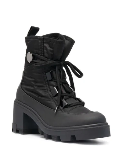 Shop Moncler Cheryne Lace-up Boots In Black