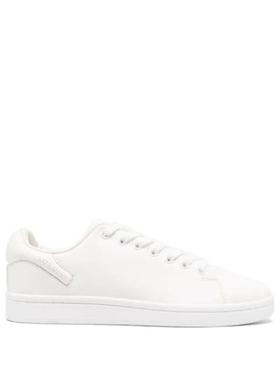 Shop Raf Simons Low-top Sneakers In White