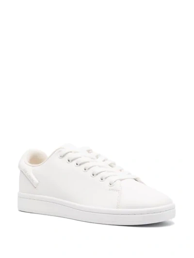 Shop Raf Simons Low-top Sneakers In White